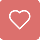 Icône coeurs